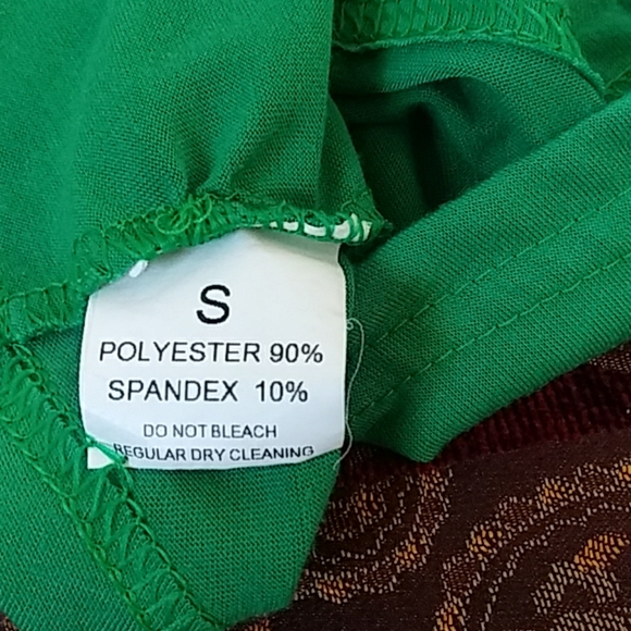 Green fitted dress - Picture 2 of 5